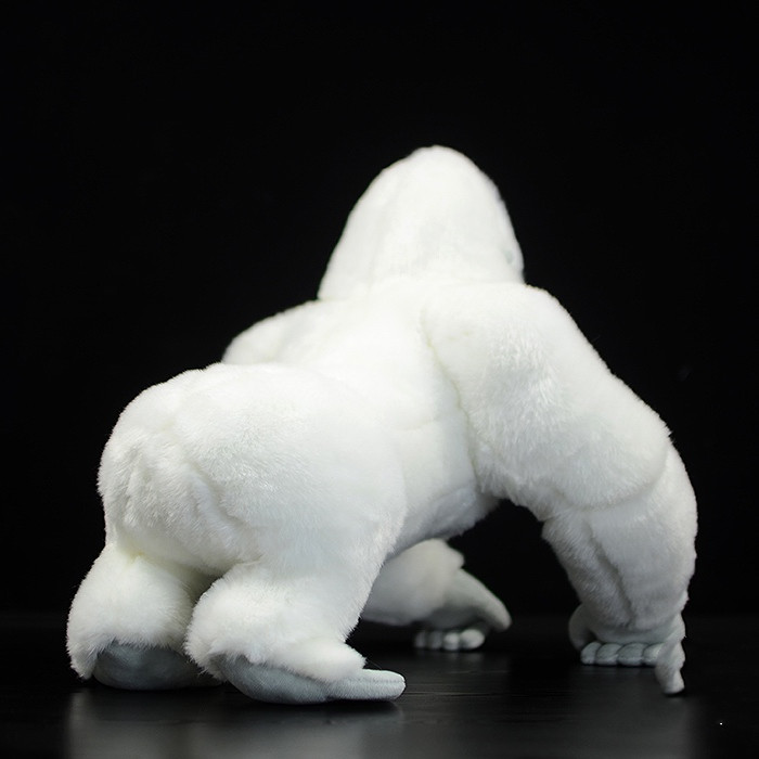 Albino White Gorilla Ape Soft Stuffed Plush Toy