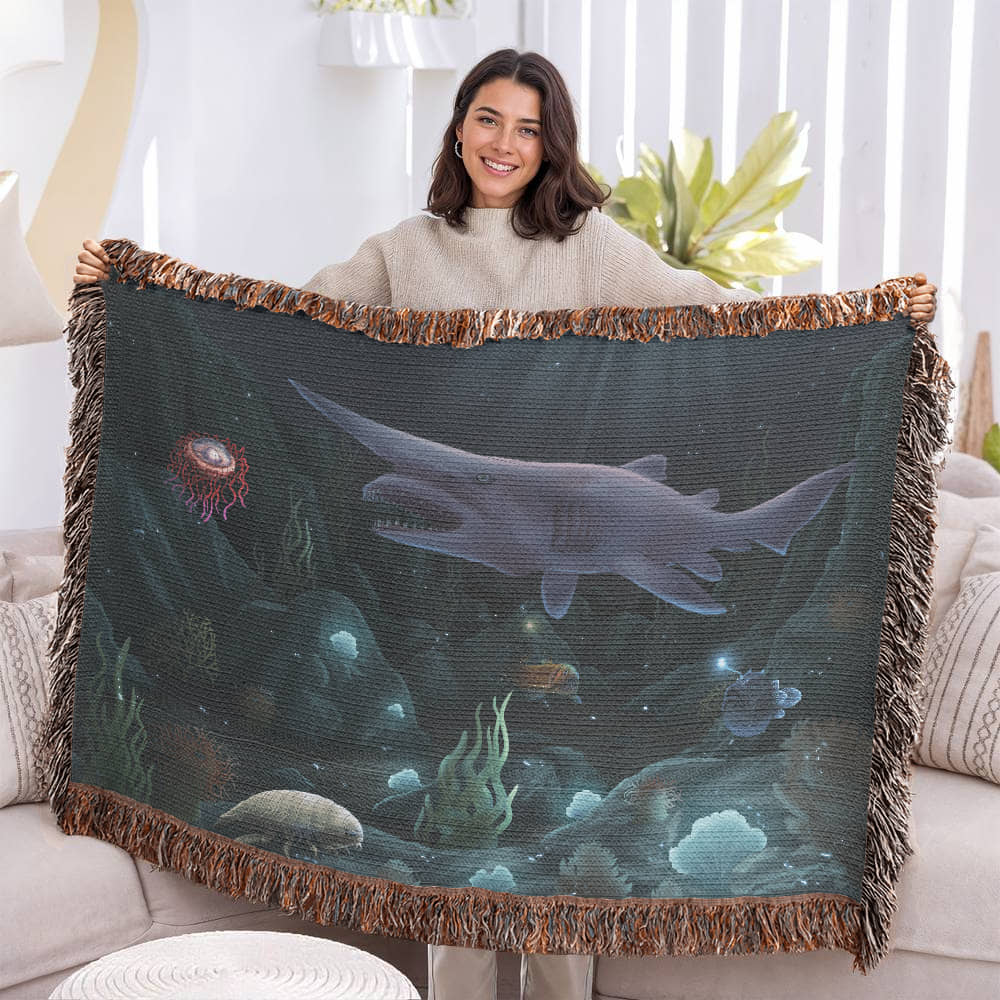 Abyssal Seas Midnight Gathering Blanket