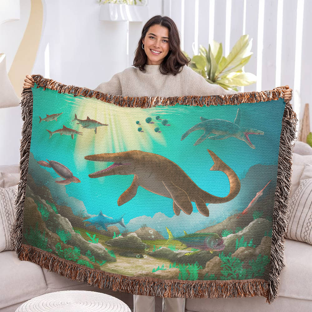 Lords of the Ancient Seas Prehistoric Predator Blanket
