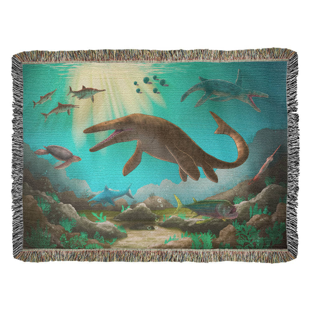 Lords of the Ancient Seas Prehistoric Predator Blanket
