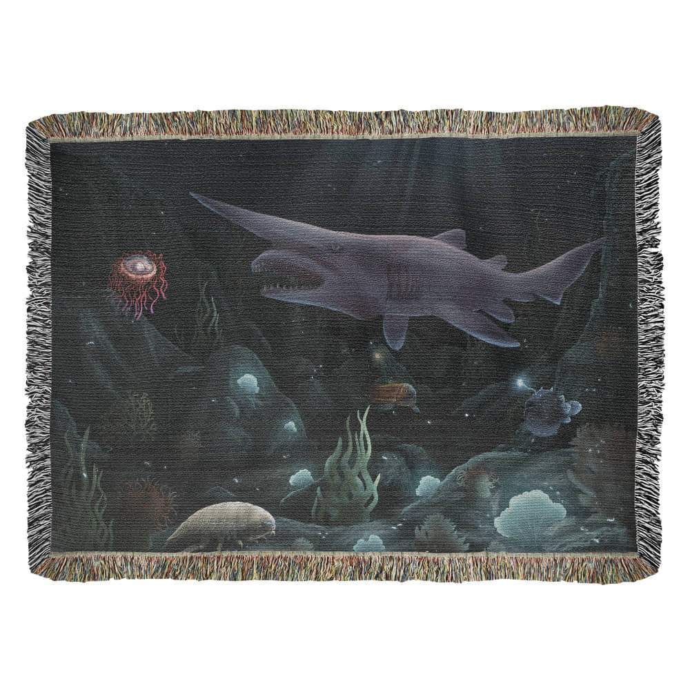 Abyssal Seas Midnight Gathering Blanket