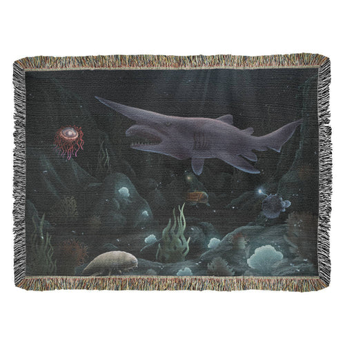 Abyssal Seas Midnight Gathering Blanket
