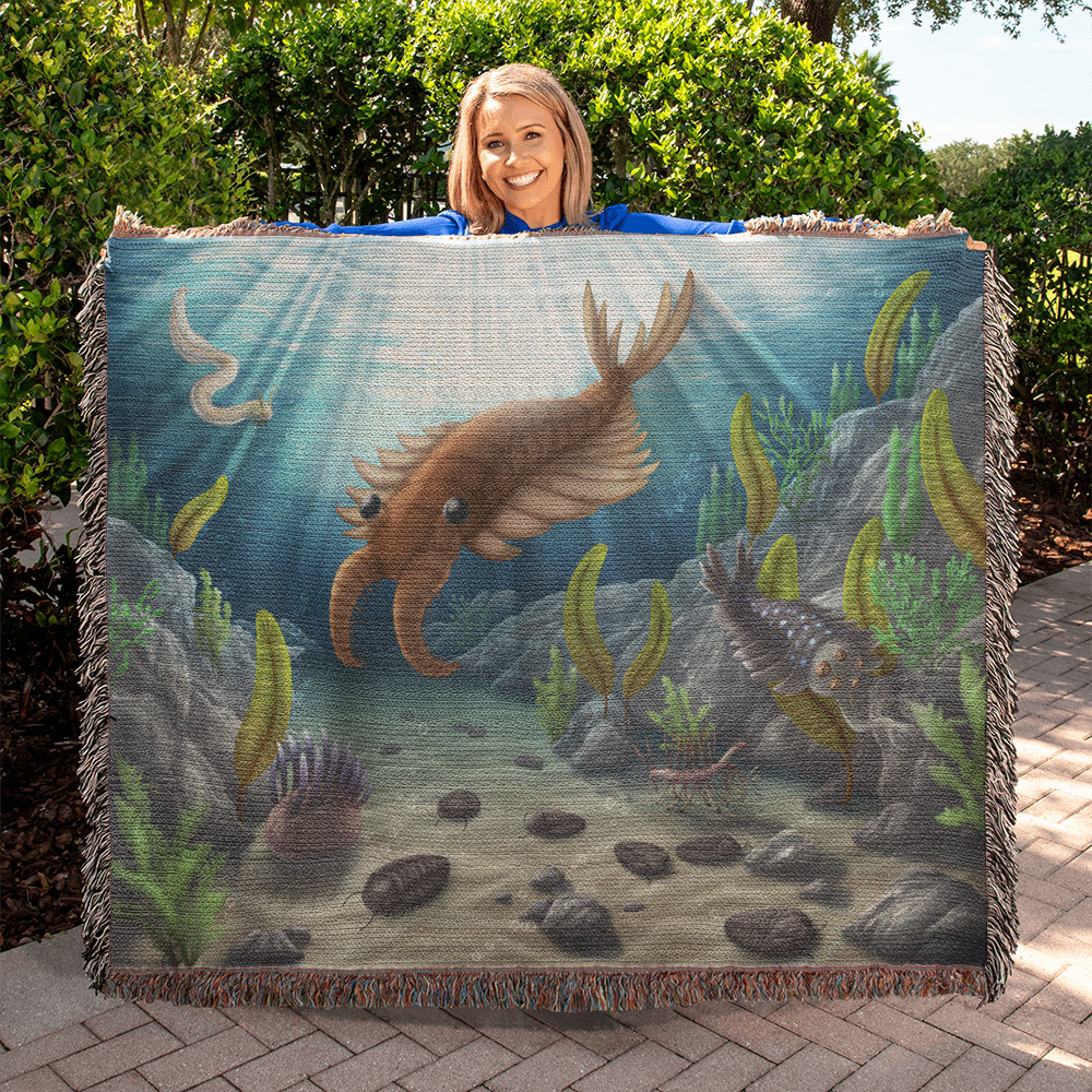 Cambrian Seas Tidal Pool Gathering Blanket