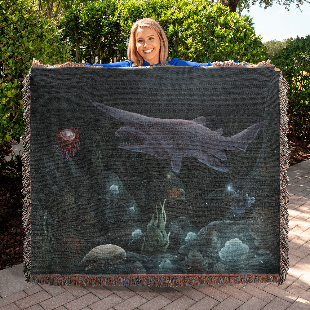 Abyssal Seas Midnight Gathering Blanket