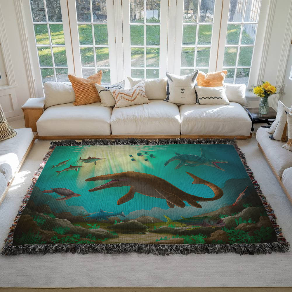 Lords of the Ancient Seas Prehistoric Predator Blanket